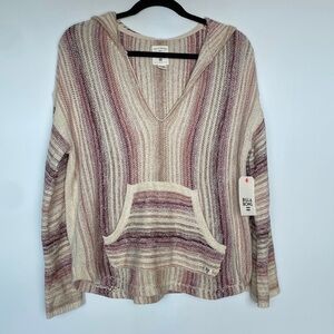 Billa Bong Pullover Sweater Size Large Striped